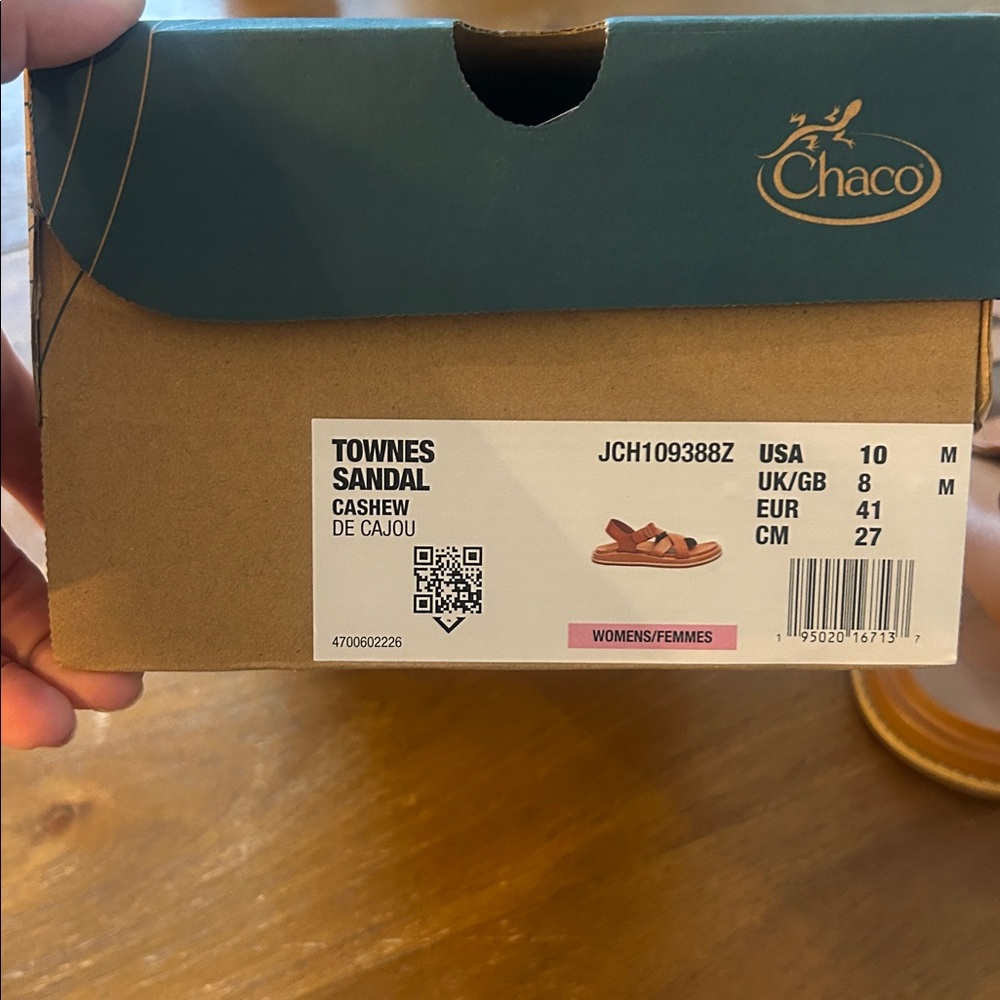 Chaco Townes cashew  Brown Leather Sandals - Picture 7 of 7